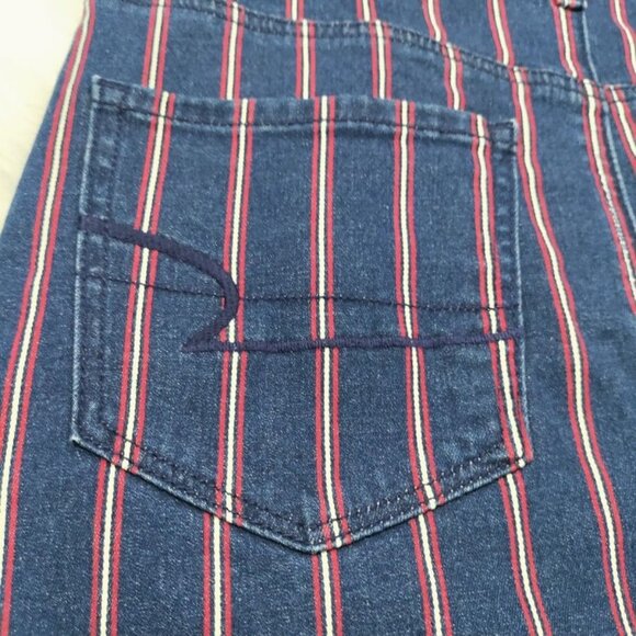 American Eagle 4th July Denim Festival Boho Y2k High Rise Mini Skirt 4 - Picture 7 of 9